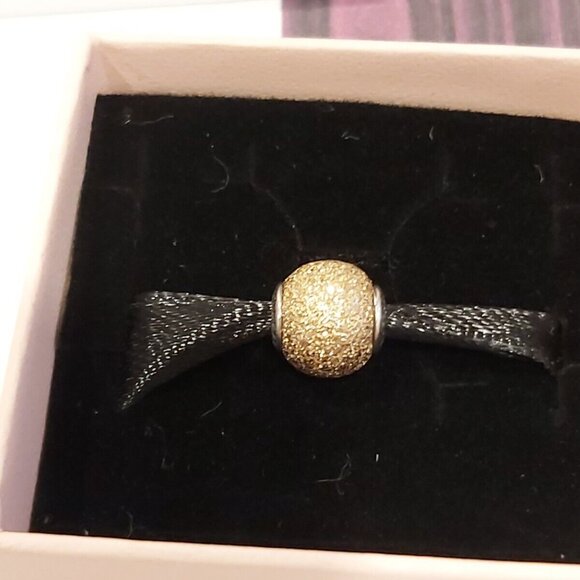 Authentic PANDORA *RETIRED* SS & 14kt Gold ESSENCE Sensitivity Charm 796051 - Picture 12 of 12